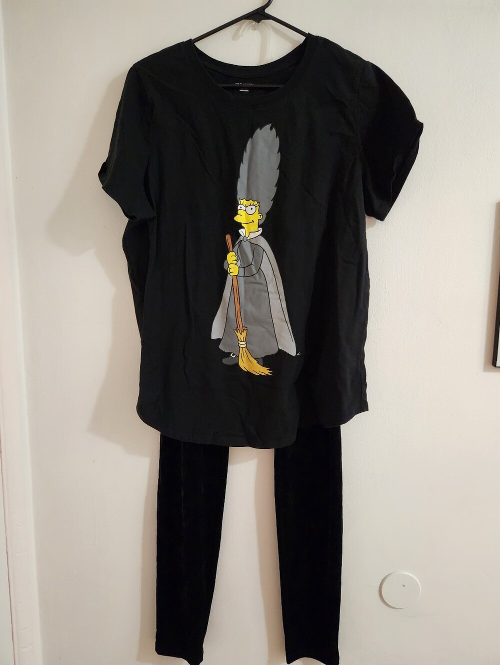 Marge Witch Tee & Velvet Leggings